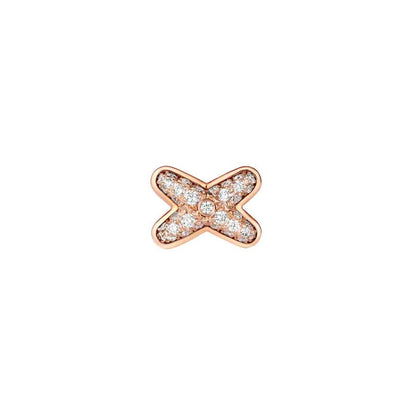 [Eterna Jewels]JEUX DE PINK GOLD DIAMOND EARRINGS