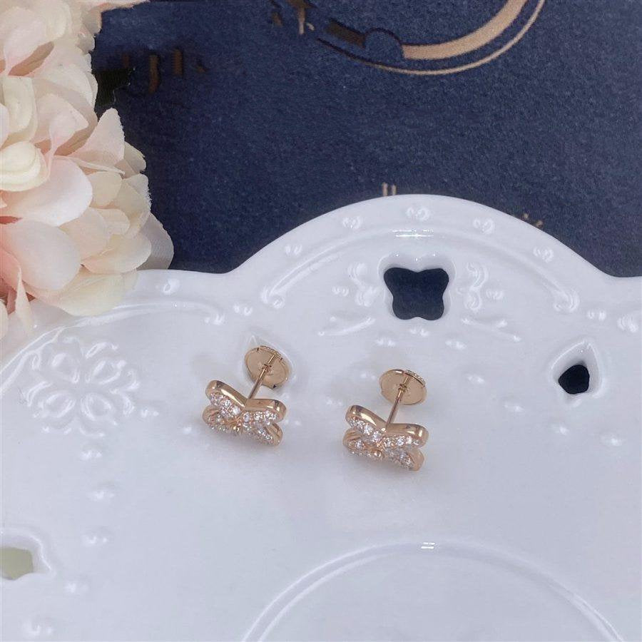 [Eterna Jewels]JEUX DE PINK GOLD DIAMOND EARRINGS