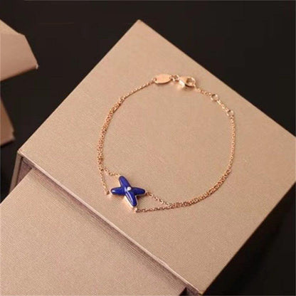 [Eterna Jewels]Hollow Design Four-Leaf Clover Flower Shape Ring