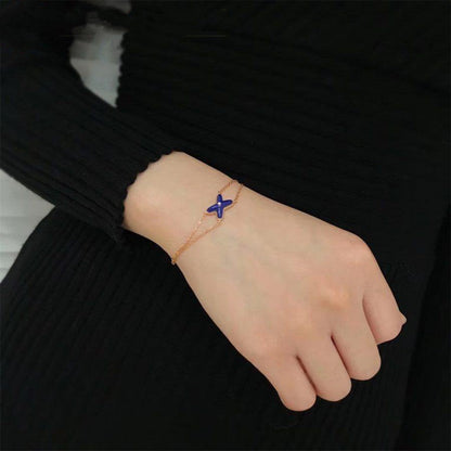 [Eterna Jewels]Hollow Design Four-Leaf Clover Flower Shape Ring