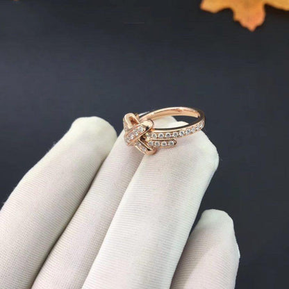 [Eterna Jewels]JEUX DE RING PINK GOLD DIAMOND