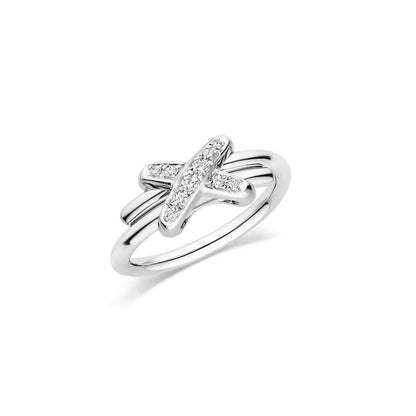 [Eterna Jewels]JEUX DE SILVER DIAMOND RING