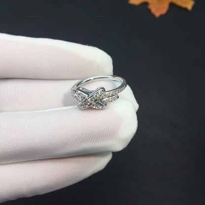 [Eterna Jewels]JEUX DE SILVER DIAMOND RING