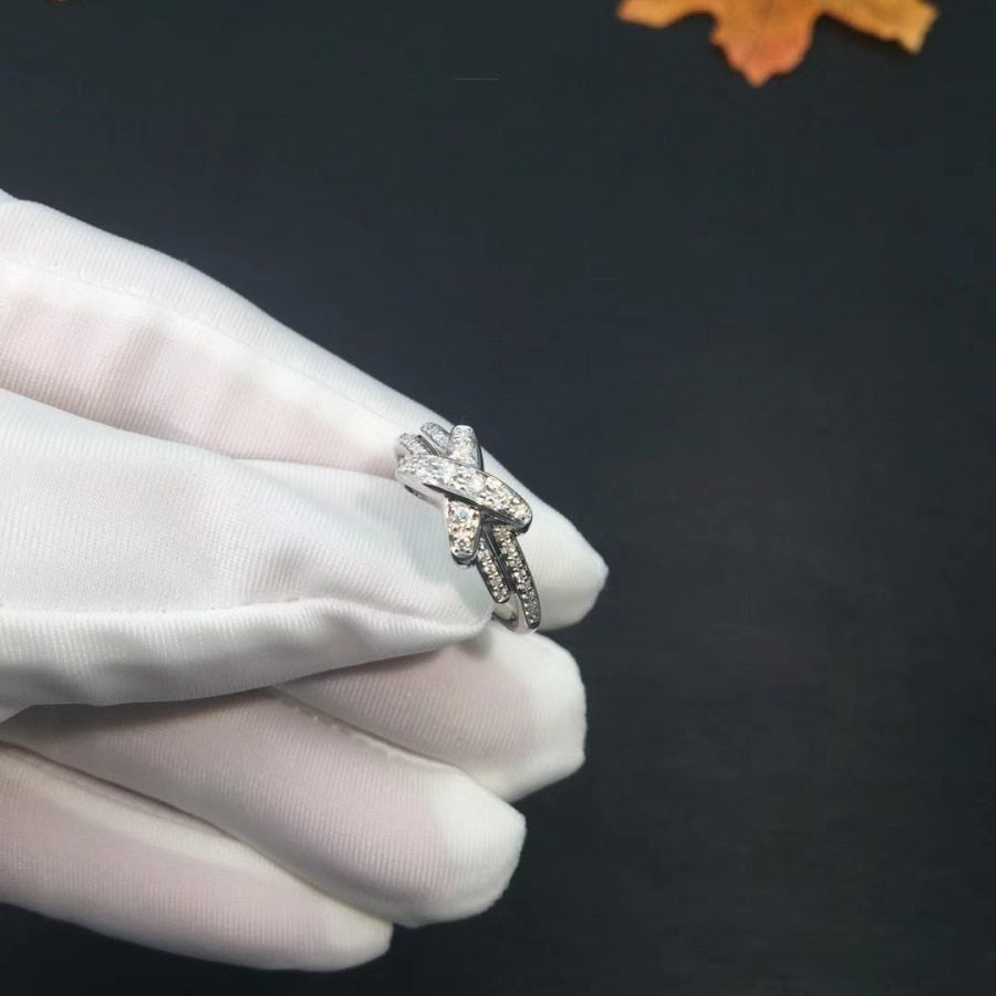 [Eterna Jewels]JEUX DE SILVER DIAMOND RING