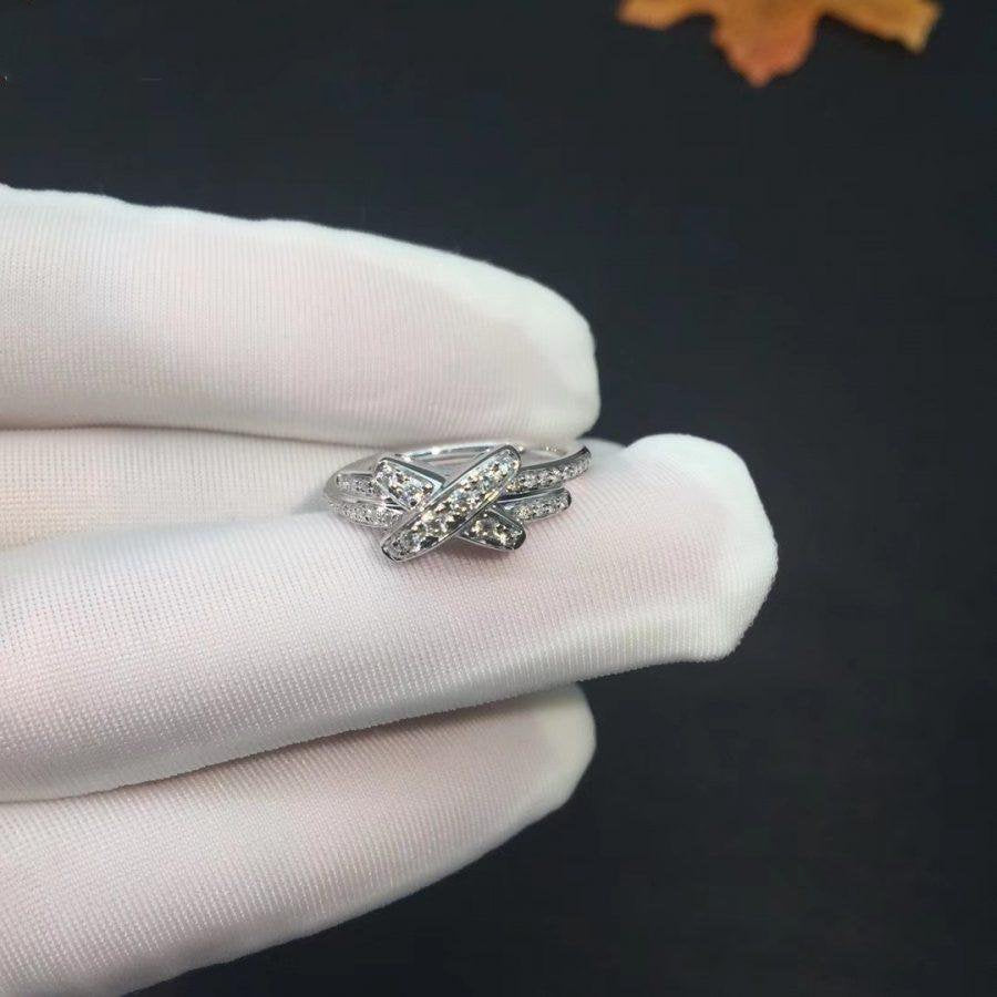 [Eterna Jewels]JEUX DE SILVER DIAMOND RING