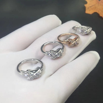 [Eterna Jewels]JEUX DE SILVER DIAMOND RING