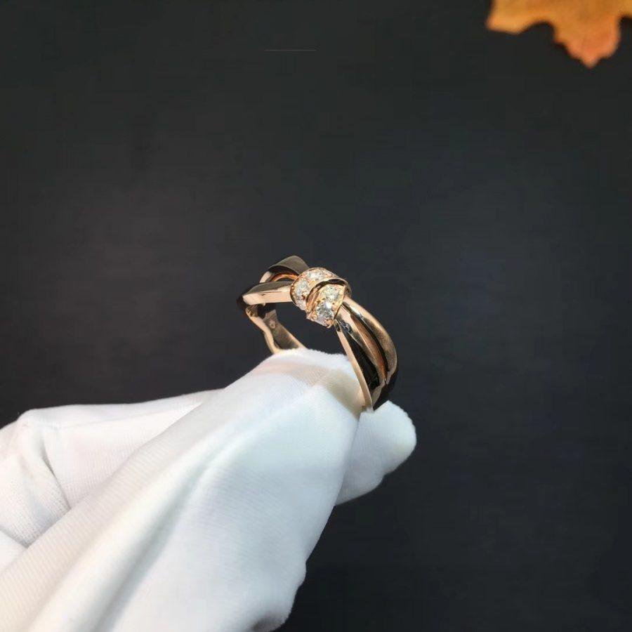 [Eterna Jewels]LIENS RING PINK GOLD DIAMOND