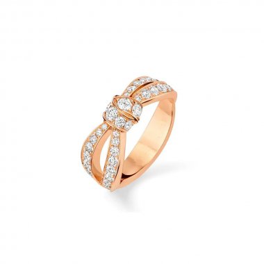 [Eterna Jewels]LIENS PINK GOLD DIAMOND RING