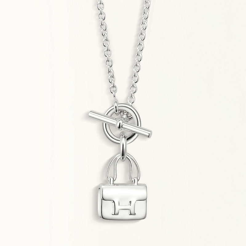 [Eterna Jewels]POP H PEDANT SILVER NECKLACE