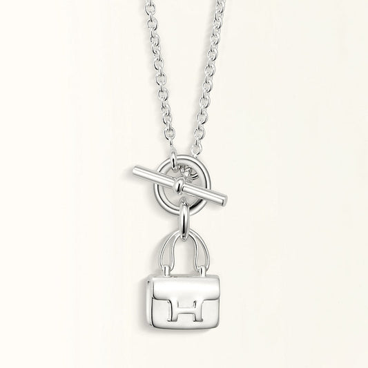 [Eterna Jewels]POP H PEDANT SILVER NECKLACE