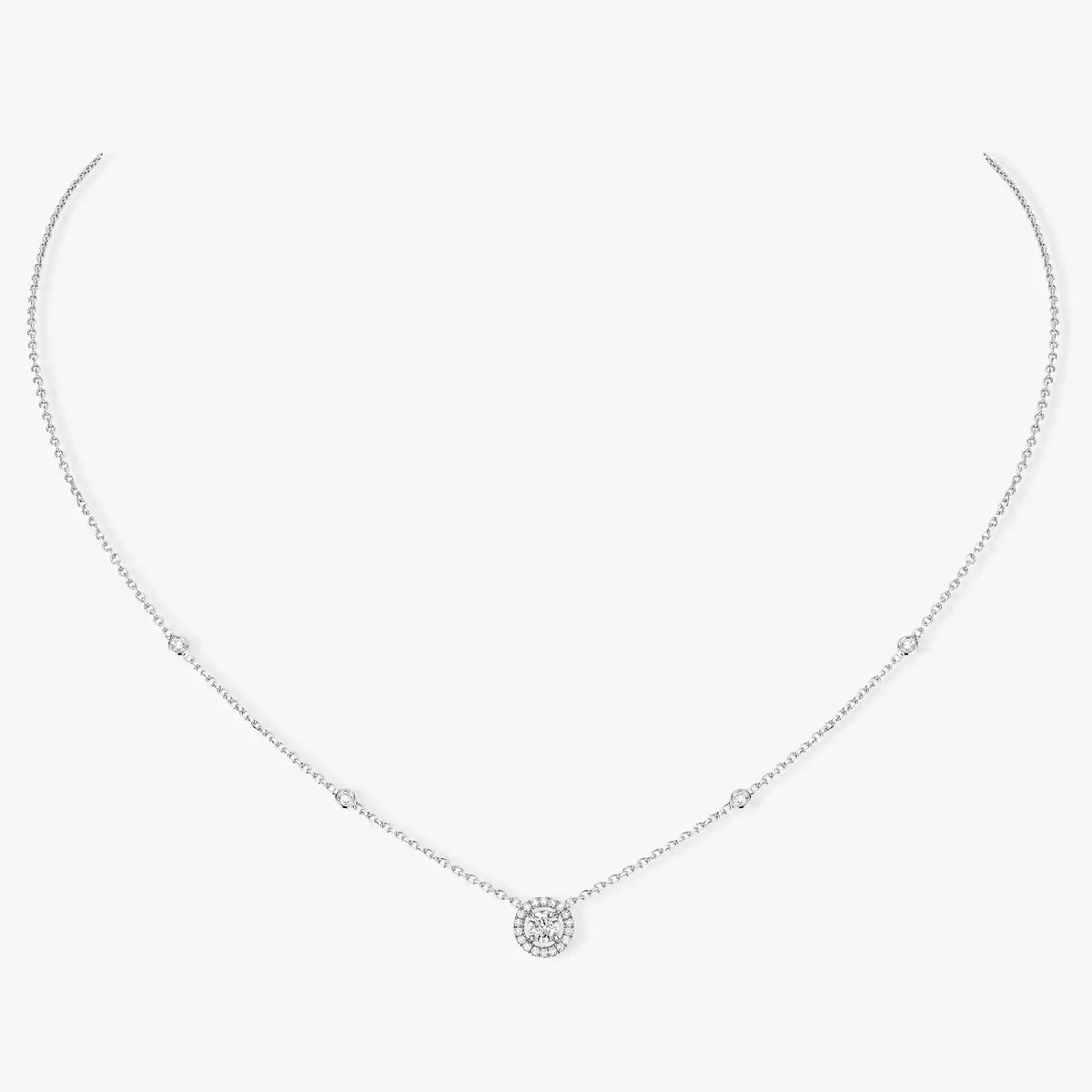 [Eterna Jewels]Diamond Necklace 0,20ct Brilliant Shape Joy