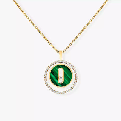 [Eterna Jewels]Lucky Move Diamond Necklace in Rose Gold and White Mother-of-Pearl