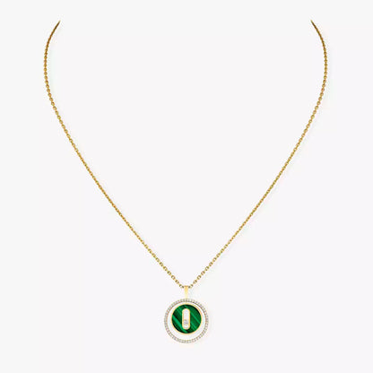 [Eterna Jewels]Lucky Move Diamond Necklace in Rose Gold and White Mother-of-Pearl