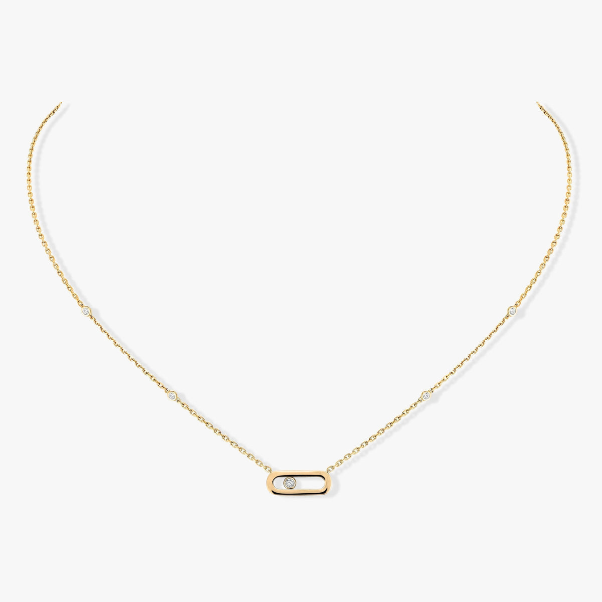 [Eterna Jewels]MOVE UNO DIAMOND NECKLACE