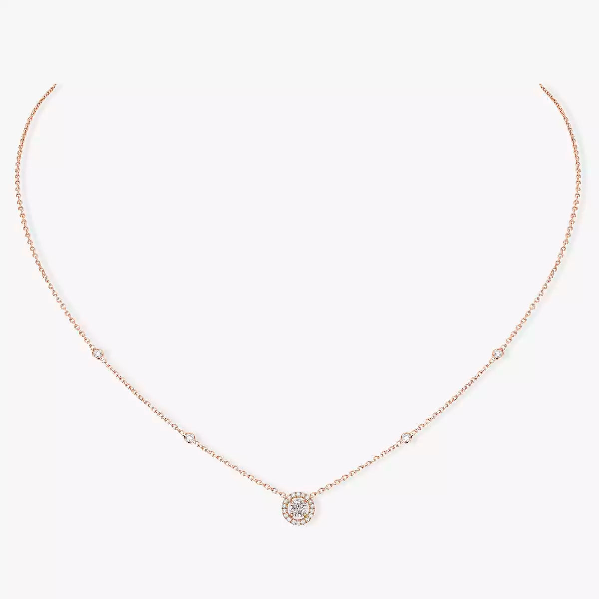 [Eterna Jewels]Diamond Necklace 0,20ct Brilliant Shape Joy