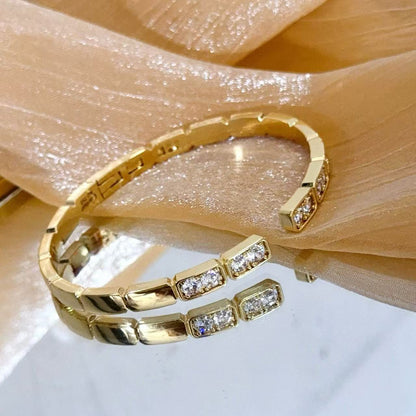 [Eterna Jewels]LOVE DIAMOND OPEN  BRACELET