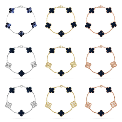 [Eterna Jewels]CLOVER 5 MOTIF PIETERSITE BRACELET COLLECTION
