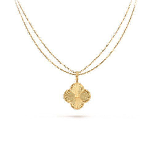 [Eterna Jewels]CLOVER 25MM PEDANT NECKLACE GOLD