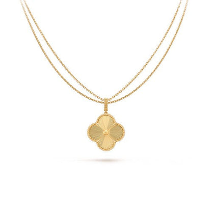 [Eterna Jewels]CLOVER 25MM PEDANT NECKLACE GOLD