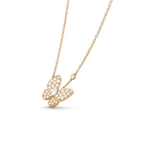 [Eterna Jewels]BUTTERFLY DIAMOND NECKLACE