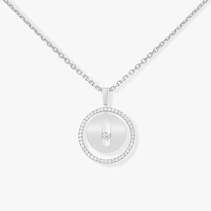 [Eterna Jewels]LUCKY MOVE PM NECKLACE SILVER DIAMOND