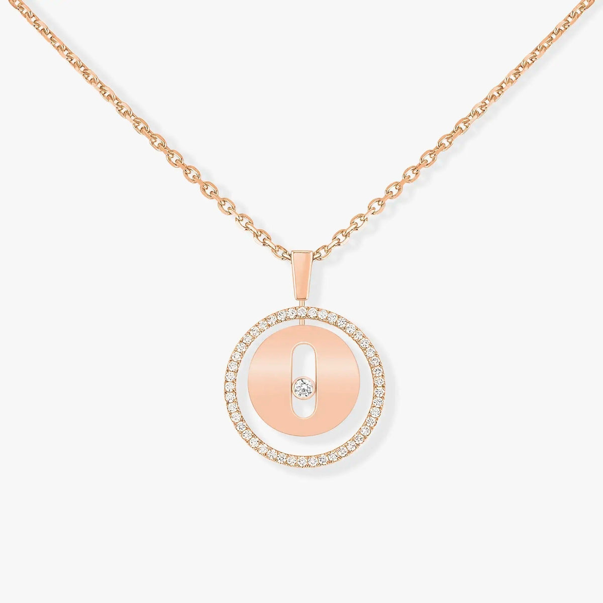 [Eterna Jewels]LUCKY MOVE PM NECKLACE PINK GOLD DIAMOND