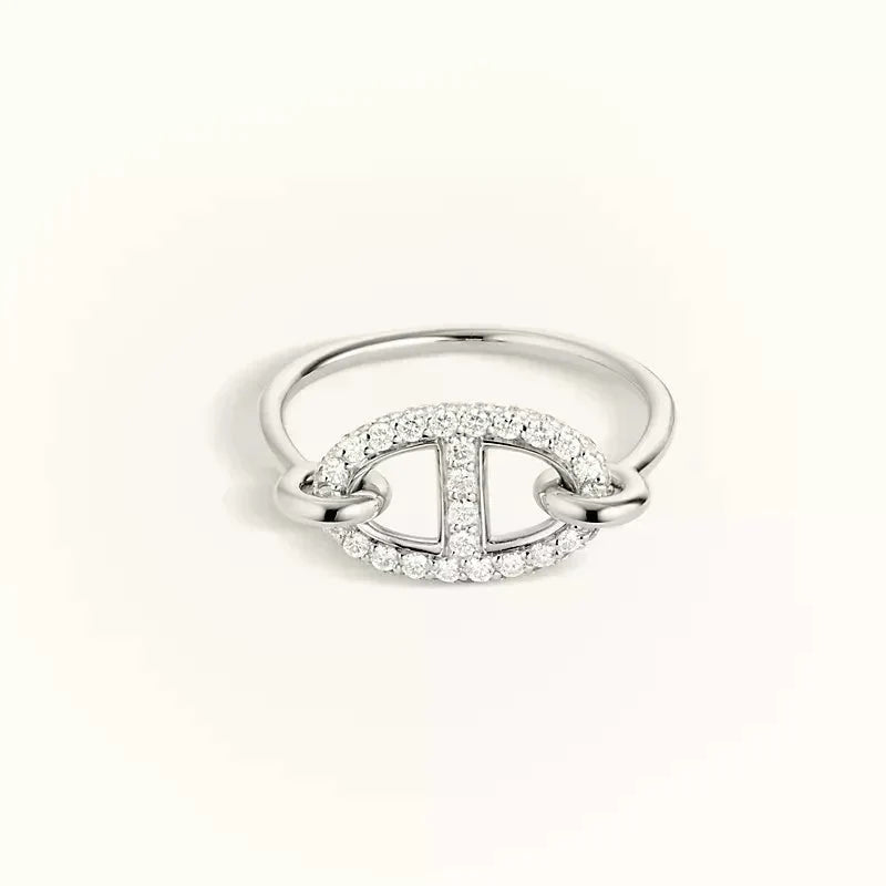 [Eterna Jewels]RONDE SMALL SILVER DIAMOND RING