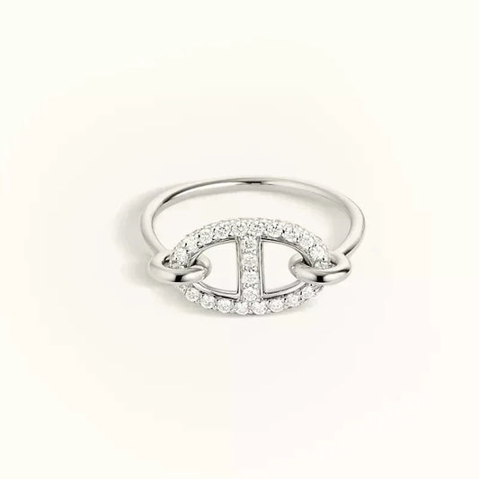 [Eterna Jewels]RONDE SMALL SILVER DIAMOND RING