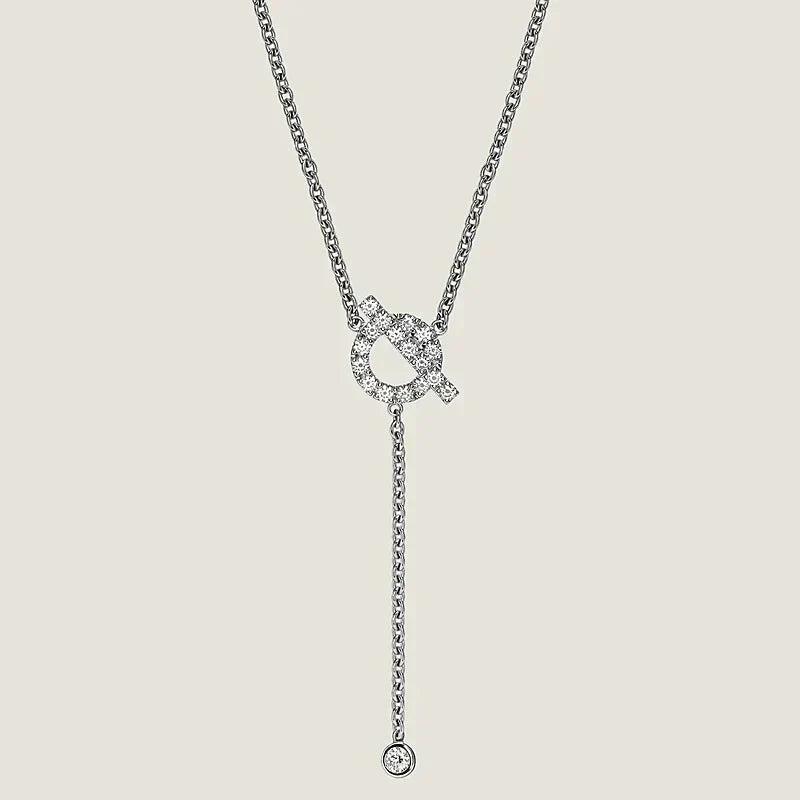 [Eterna Jewels]FINESSE SILVER DIAMOND NECKLACE