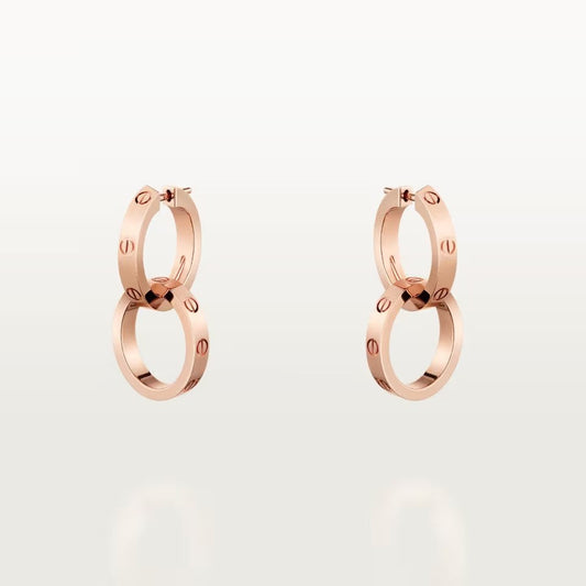 [Eterna Jewels]LOVE 3.3MM DANGLE EARRINGS