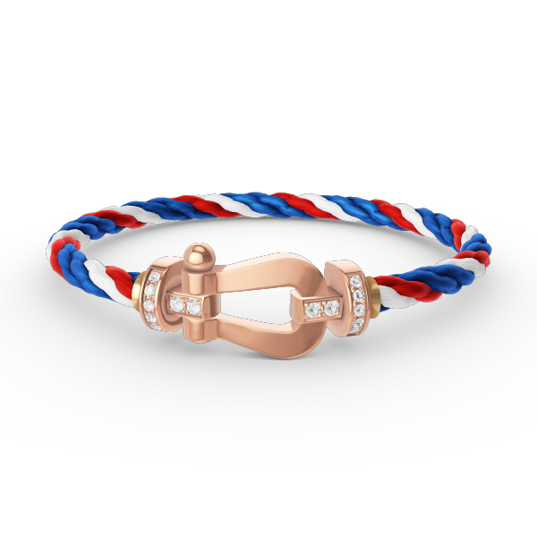 [Eterna Jewels]FORCE LARGE HORSESHOE HALF DIAMOND BRACELET ROSE GOLD