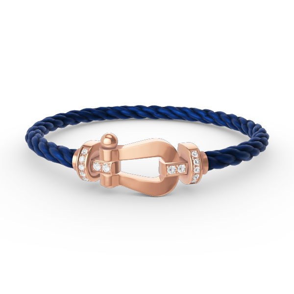 [Eterna Jewels]FORCE LARGE HORSESHOE HALF DIAMOND BRACELET ROSE GOLD