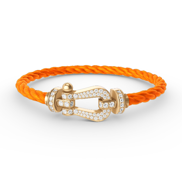 [Eterna Jewels]FORCE LARGE HORSESHOE FULL DIAMOND BRACELET GOLD