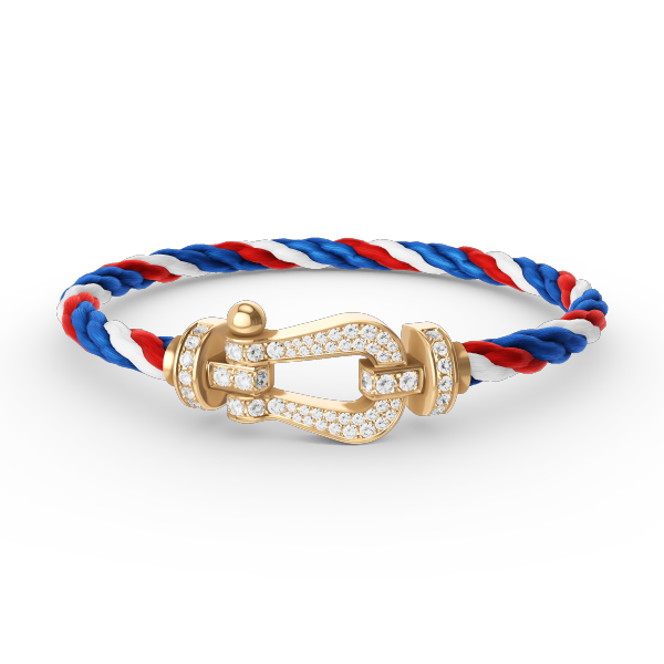 [Eterna Jewels]FORCE LARGE HORSESHOE FULL DIAMOND BRACELET GOLD