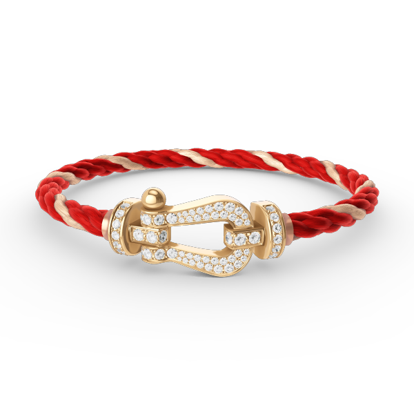 [Eterna Jewels]FORCE LARGE HORSESHOE FULL DIAMOND BRACELET GOLD