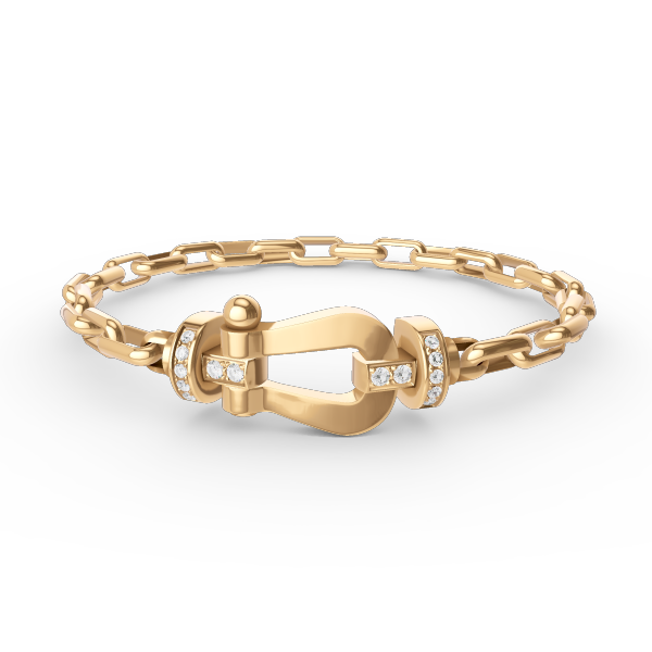 [Eterna Jewels]FORCE LARGE HORSESHOE CLASP  METAL BRACELET
