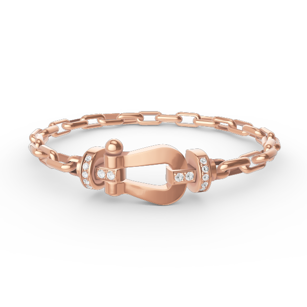 [Eterna Jewels]FORCE LARGE HORSESHOE CLASP  METAL BRACELET