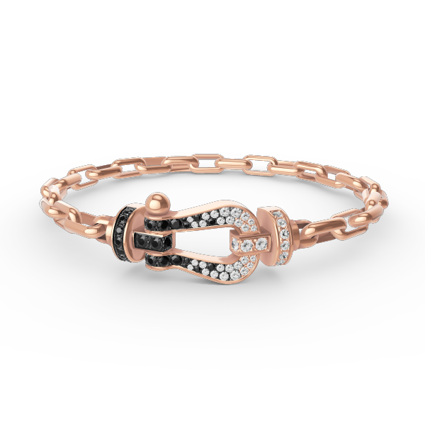[Eterna Jewels]FORCE LARGE HORSESHOE CLASP  METAL BRACELET