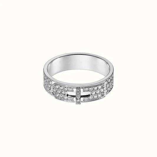 [Eterna Jewels]KELLY SILVER DIAMOND RING