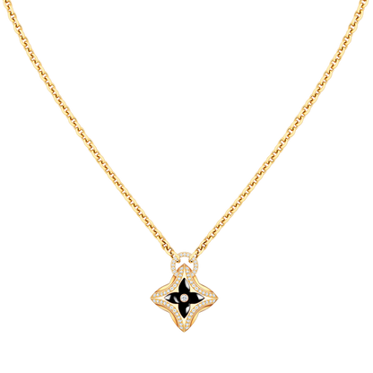 [Eterna Jewels]STAR PEDANT PINK GOLD DIAMOND NECKLACE