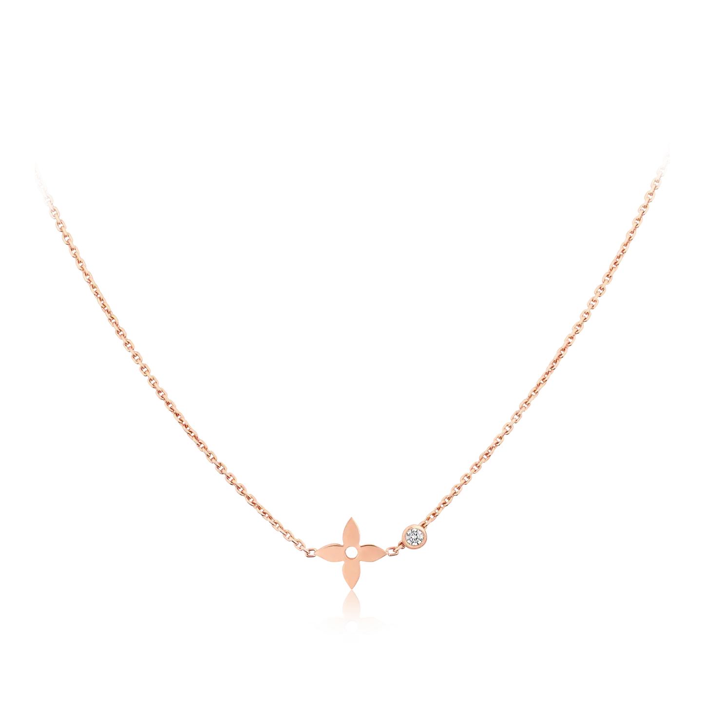 [Eterna Jewels]BLOSSOM PENDANT PINK GOLD AND DIAMOND