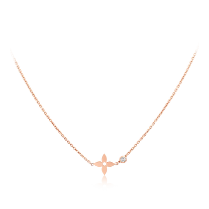[Eterna Jewels]BLOSSOM PENDANT PINK GOLD AND DIAMOND