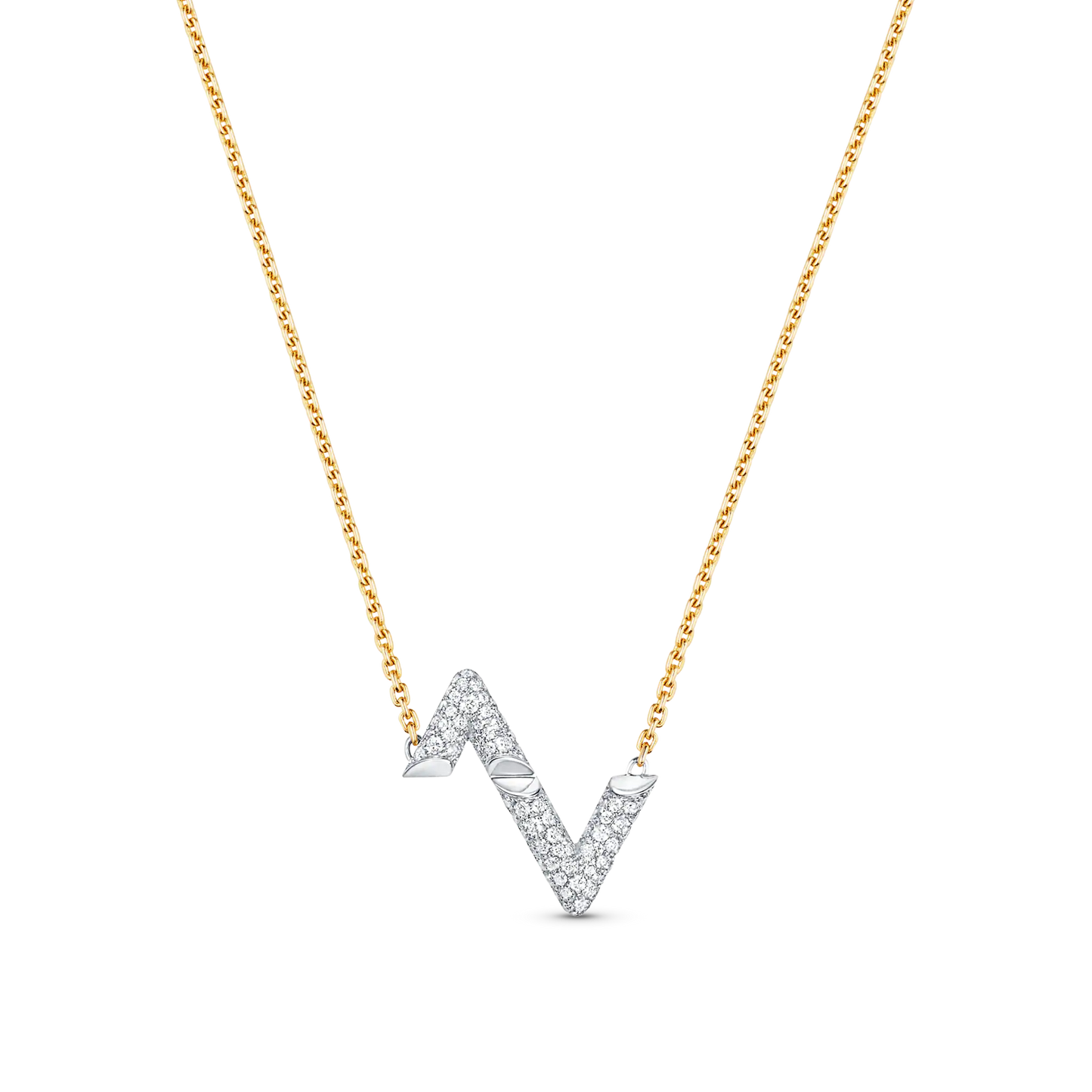 [Eterna Jewels]VOLT SILVER DIAMOND PEDANT NECKLACE