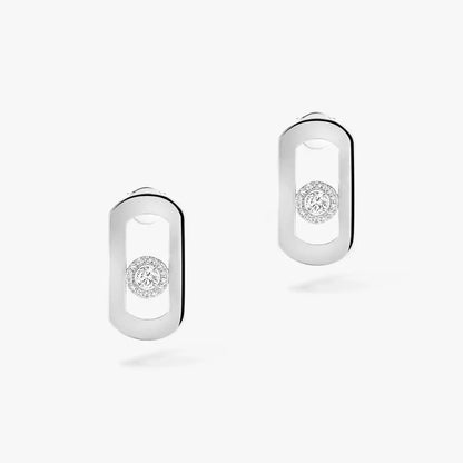 [Eterna Jewels]So Move Diamond Earrings in Yellow Gold