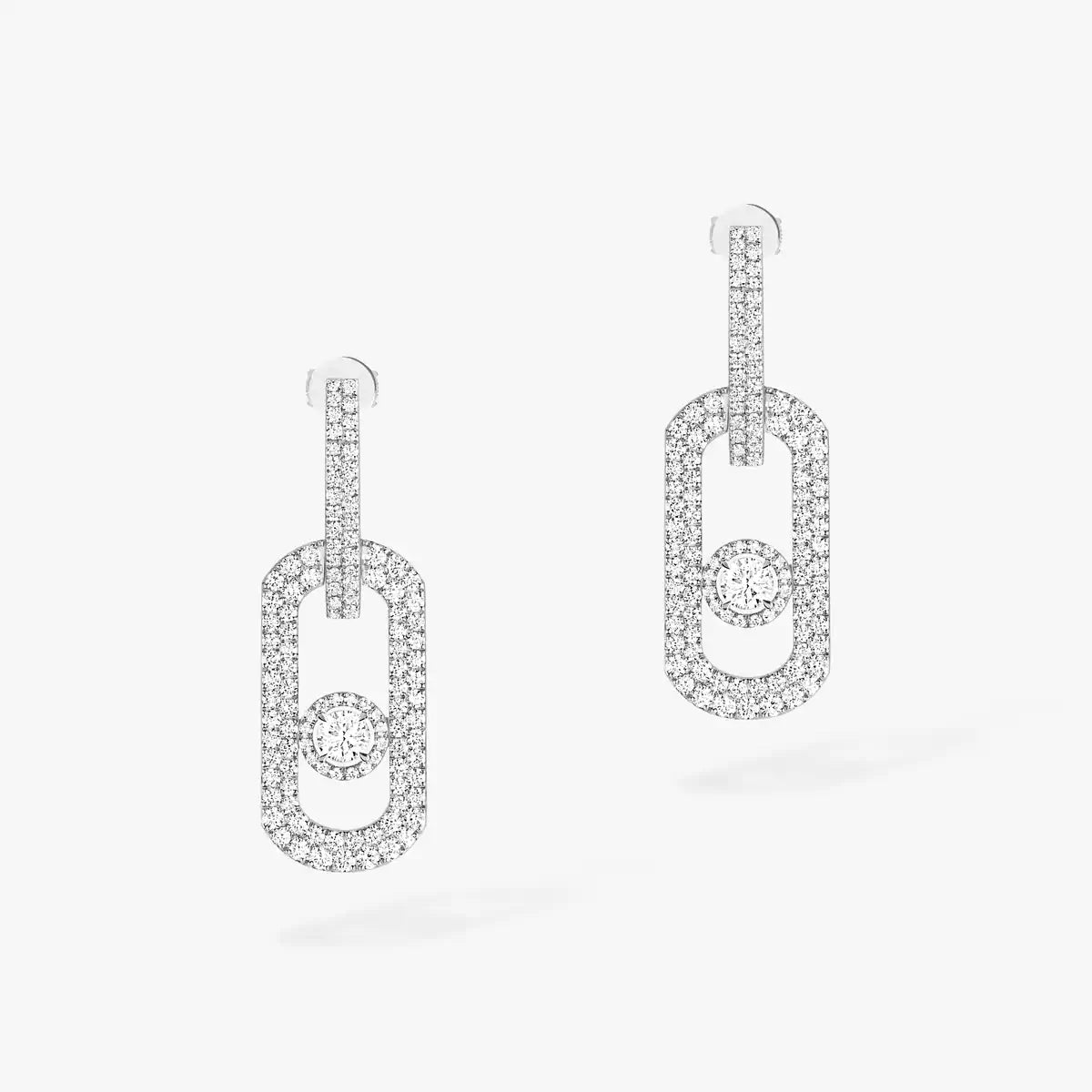 [Eterna Jewels]So Move XL Pave_-Set Diamond Pendant Earrings