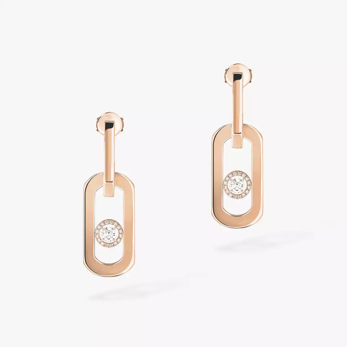 [Eterna Jewels]So Move XL Diamond Pendant Earrings
