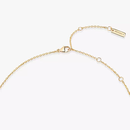 [Eterna Jewels]Lucky Eye Diamond Necklace in Rose Gold and Turquoise
