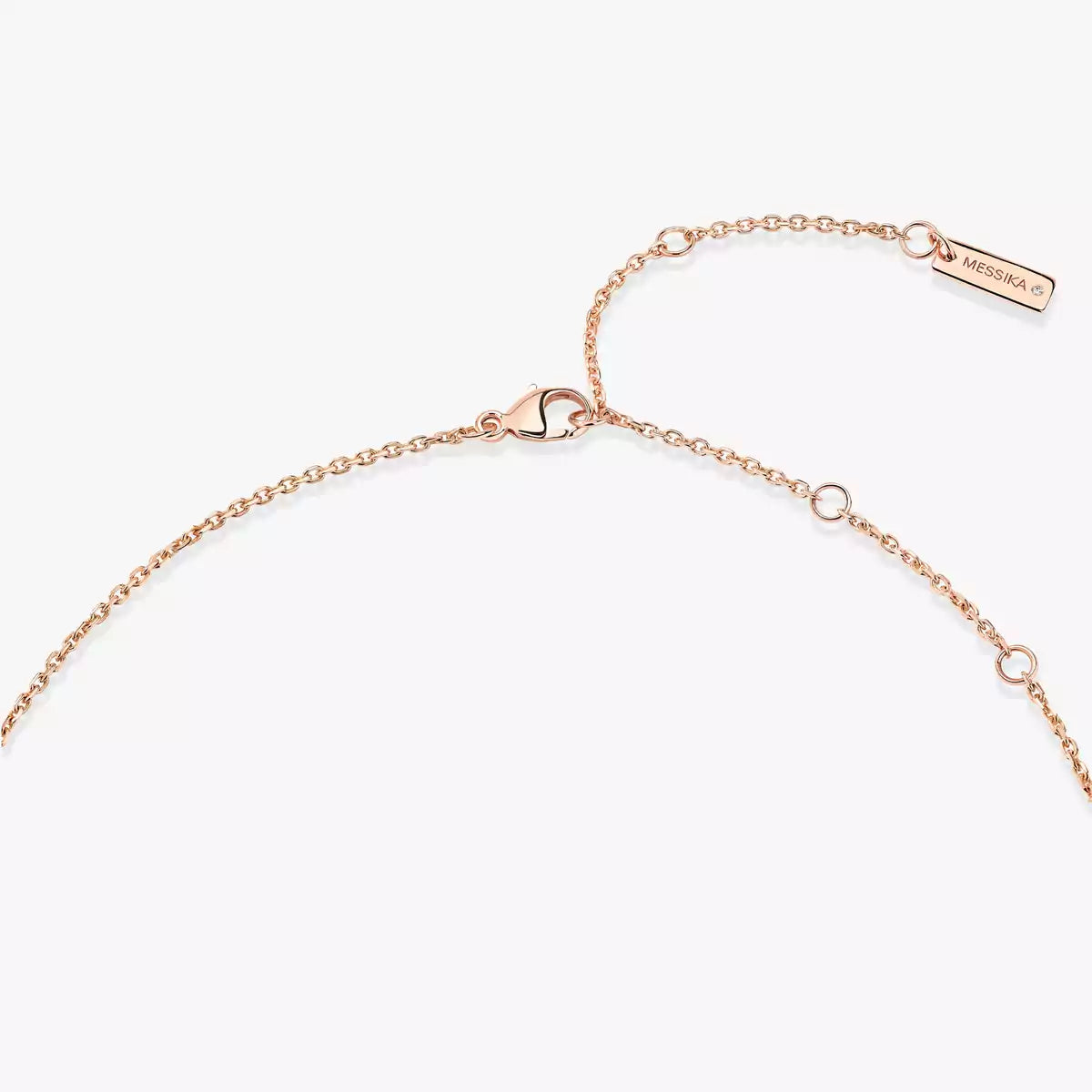 [Eterna Jewels]Lucky Eye Diamond Necklace in Rose Gold and Turquoise
