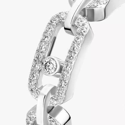 [Eterna Jewels]Move Link Pave_-Set Diamond Ring in Gold