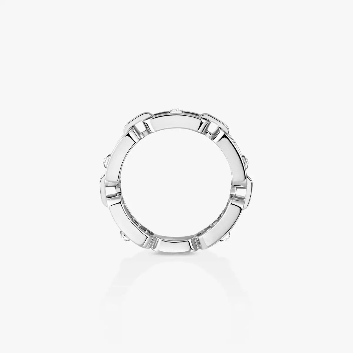 [Eterna Jewels]Move Link Pave_-Set Diamond Ring in Gold